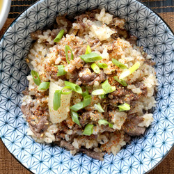 Rice Cooker Gyudon Beef Bowls