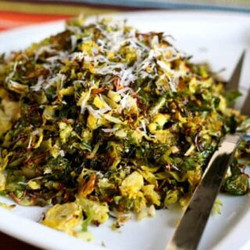 Shaved Crispy Brussel Sprouts