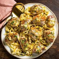 Pork Tenderloin Medallions With Lemon-parsley Pan Sauce
