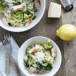 Citroenpasta Met Broccoli En Kip