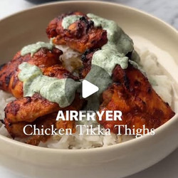 Air Fryer Chicken Tikka Bowl