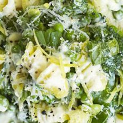 Pasta With Creamy Greens &amp; Lemon