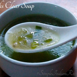 Leeks Clear Soup