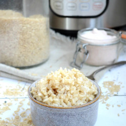 Instant Pot Sprouted Brown Rice