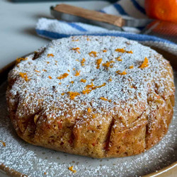 Healthy Orange Carrot Cake