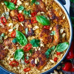 Thai Baked Chicken And Rice