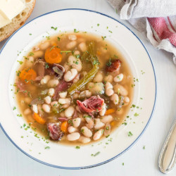 Crock Pot Ham And Bean Soup