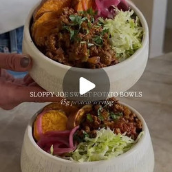 Sloppy Joe Sweet Potato Bowls