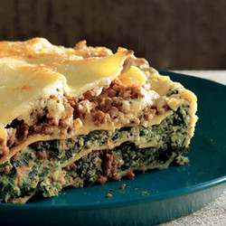 Lasagne Met Spinazie En Gehakt