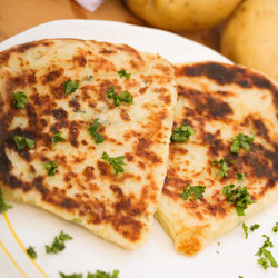 Leftover Mashed Potato Pancakes (irish Potato Bread)