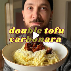 Double Tofu Carbonara