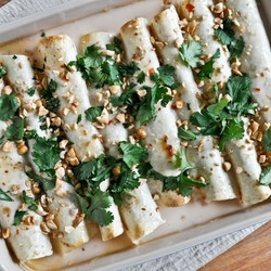 Thai-style Chicken Enchiladas