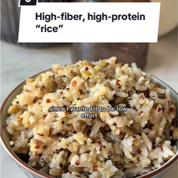High Protein And Fiber Rice