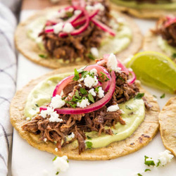 Shredded Beef Barbacoa Tacos