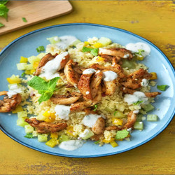 Couscous Met Kipgyros, Koolrabi En Frisse Labne