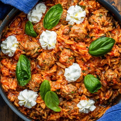 One-pot Meatballs And Orzo