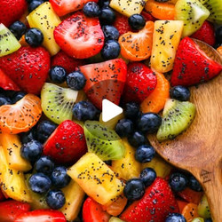 Fresh Fruit Salad With Honey-lime Poppy Seed Dressing