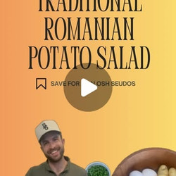 Aunt Shelly's Romanian Potato Salad (salată De Boeuf)