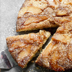 Upside-down Pear Cake With Brown Butter