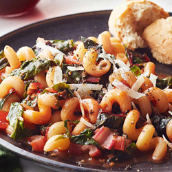 Pasta With Chard And Basil