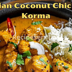 Indian Coconut Chicken Korma Recipe