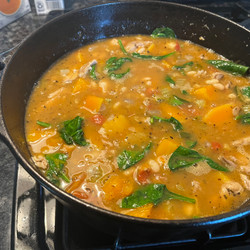 Chicken veggie soup
