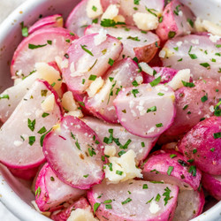 Crispy Air Fried Radishes