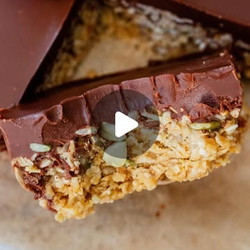 Chocolate Fudge Seedy Flapjacks