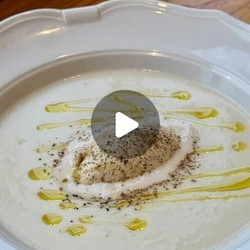 White Onion Soubise Soup With Roast Garlic Chantilly easy Adam Byatt