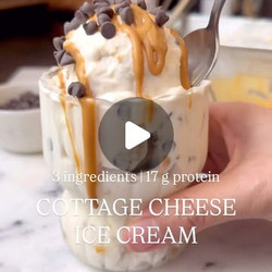 3-ingredient Cottage Cheese Ice Cream