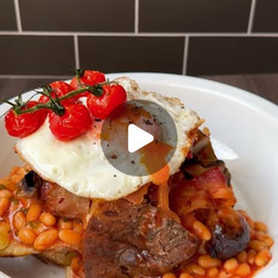 Full English Jacket Potato (brunch Idea)