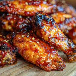 Maple Glazed Chicken Wings