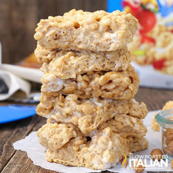 Salted Caramel Rice Krispie Treats