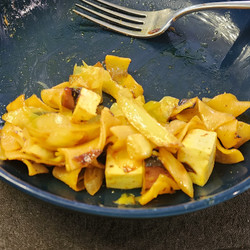 Cabbage and Noodles with Paneer
