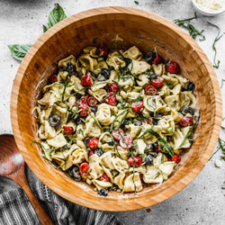 Creamy Pesto Tortellini