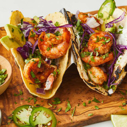 Shrimp Tacos With Cilantro-lime Crema
