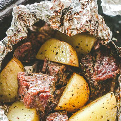 Steak And Potato Foil Packets