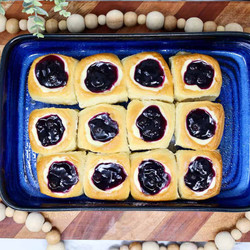 Lemon Blueberry Cream Cheese Danishes