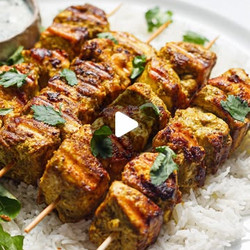 Turmeric Tofu Kebabs