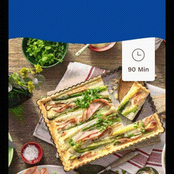 Herzhafte Spargel-quiche