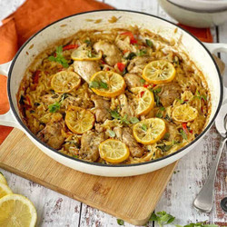 One-pot Lemon Chicken And Orzo Bake