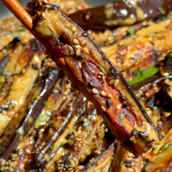 Crispy Miso-parmesan Eggplant Sticks