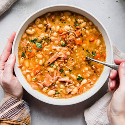 Crockpot Ham And Bean Soup