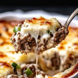 Low Carb Philly Cheesesteak Casserole