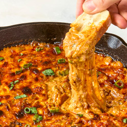 Cheesy Baked Kimchi Dip