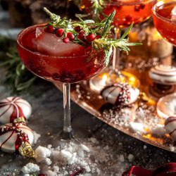 Sparkling Mistletoe Cosmo