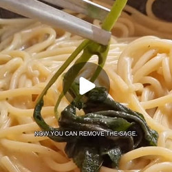 Butter, Sage And Lemon Spaghetti