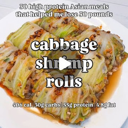 Cabbage Shrimp Rolls