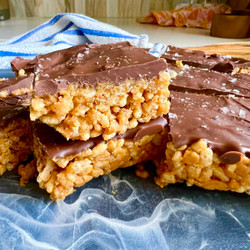Peanut Butter Chocolate Rice Krispie Treats