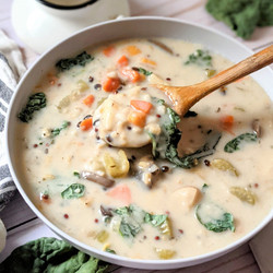 Wild Rice Soup With Coconut Milk